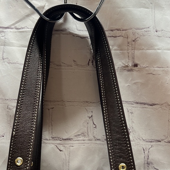 Coach Brown Leather/Suede Bag Vintage - Picture 15 of 16